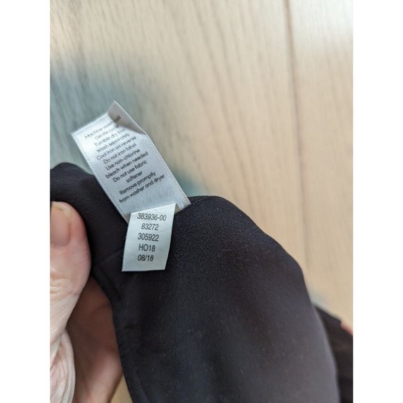 Athleta Salutation Colorblock Asym Powervita Leggings Size Small Copper Black - Picture 12 of 12